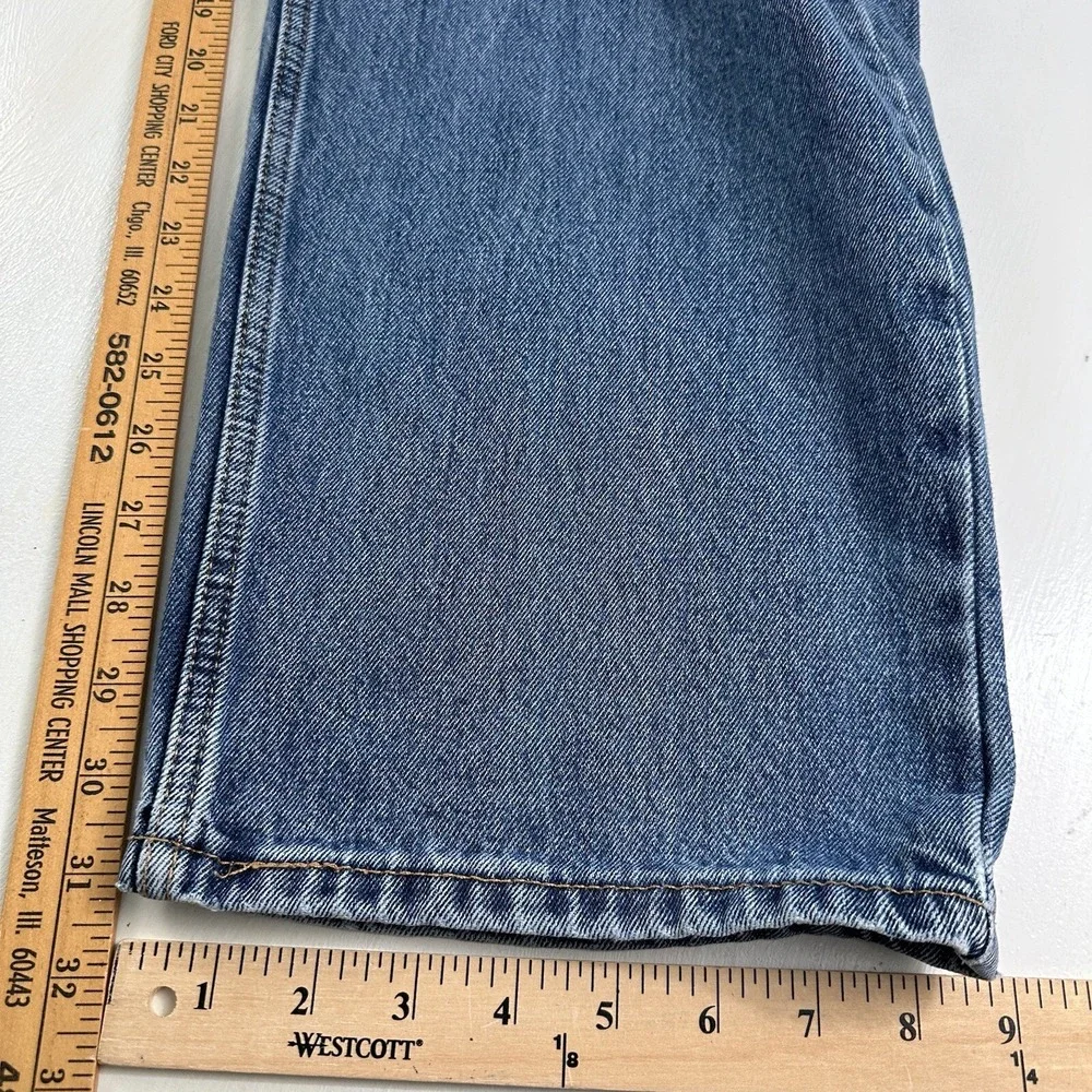 Levi's Mens 40x32 550 Blue Jeans Relaxed Straight Cotton‎ Denim Medium Wash EUC